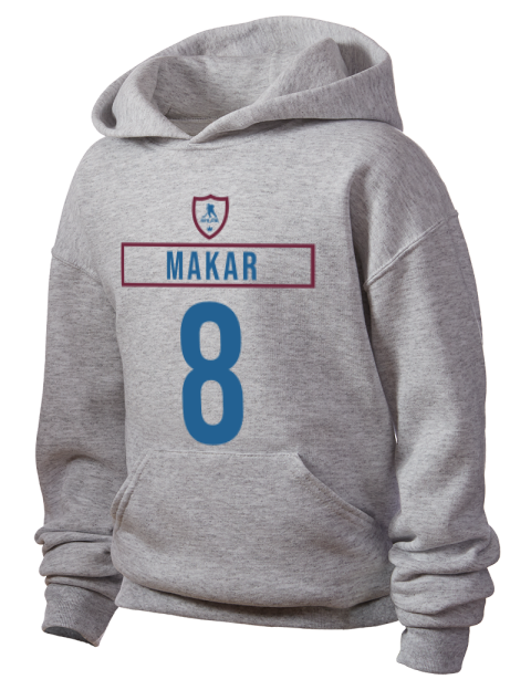 Home Jersey Cale Makar Youth Hooded Sweatshirt | Swagsta