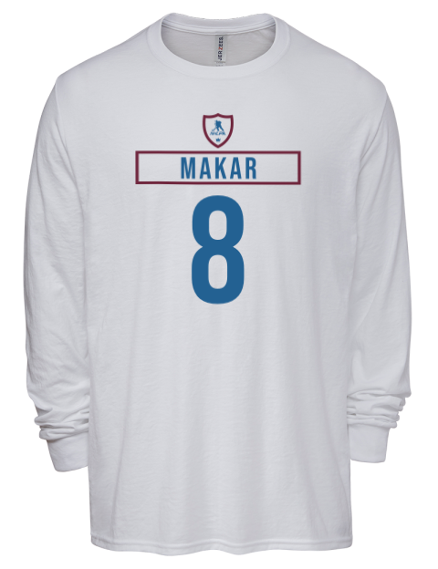 Home Jersey Cale Makar Men's Premium Blend Long Sleeve-T-Shirt | Swagsta