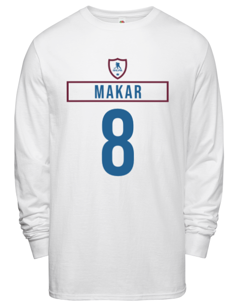 Home Jersey Cale Makar Men's Long-Sleeve T-Shirt | Swagsta