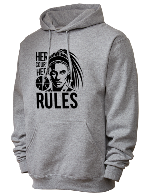 Her Court Her Rules She Got Game Unisex Hooded Sweatshirt | Swagsta
