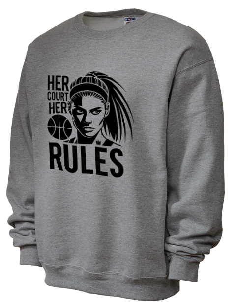 Her Court Her Rules She Got Game Unisex Crewneck Sweatshirt | Swagsta