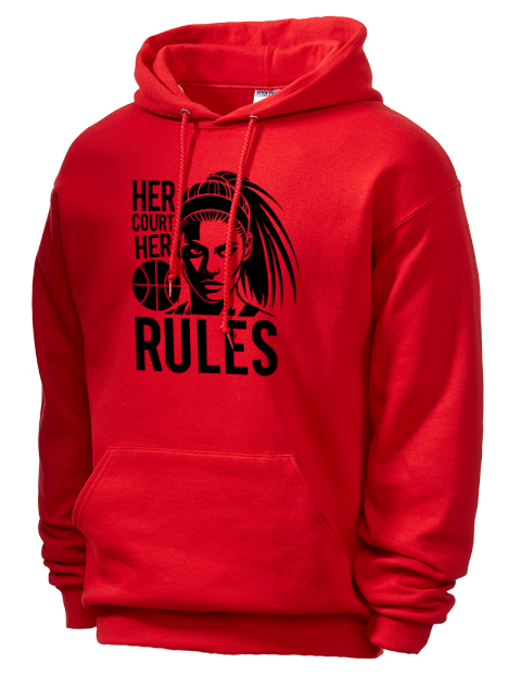 Her Court Her Rules She Got Game Unisex Hooded Sweatshirt | Swagsta