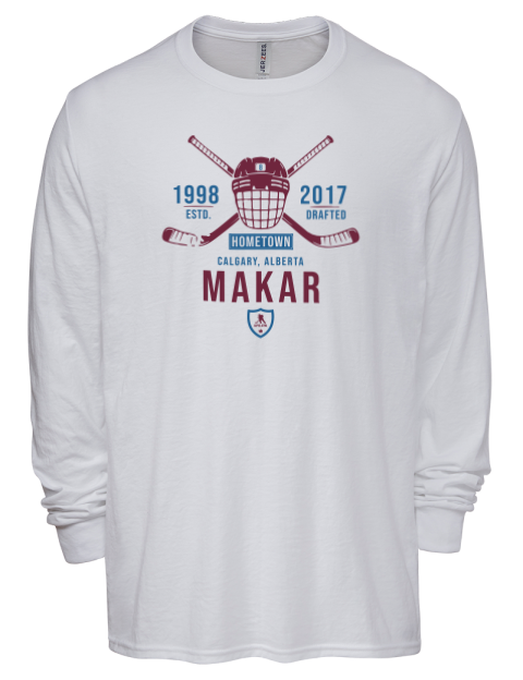Classic Heritage Cale Makar Men's Premium Blend Long Sleeve-T-Shirt | Swagsta