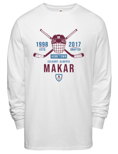Classic Heritage Cale Makar Men's Long-Sleeve T-Shirt | Swagsta