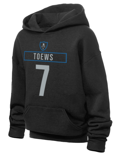 Away Jersey Devon Toews Youth Hooded Sweatshirt | Swagsta