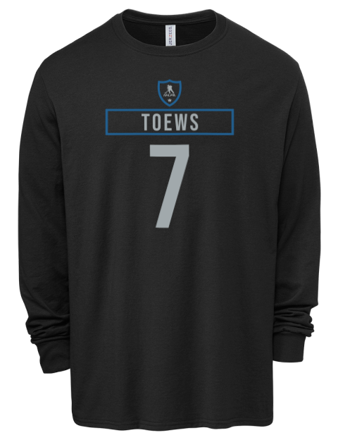 Away Jersey Devon Toews Men's Premium Blend Long Sleeve-T-Shirt | Swagsta