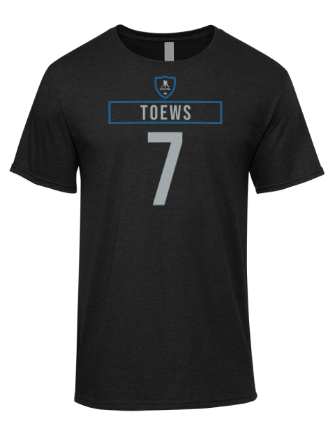 Away Jersey Devon Toews Premium Ring-Spun Cotton Unisex T-Shirt | Swagsta