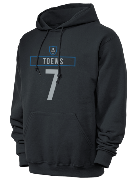 Away Jersey Devon Toews Unisex Hooded Sweatshirt | Swagsta