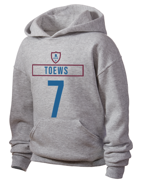 Home Jersey Devon Toews Youth Hooded Sweatshirt | Swagsta