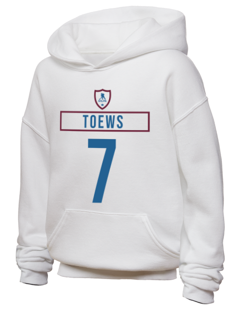 Home Jersey Devon Toews Youth Hooded Sweatshirt | Swagsta