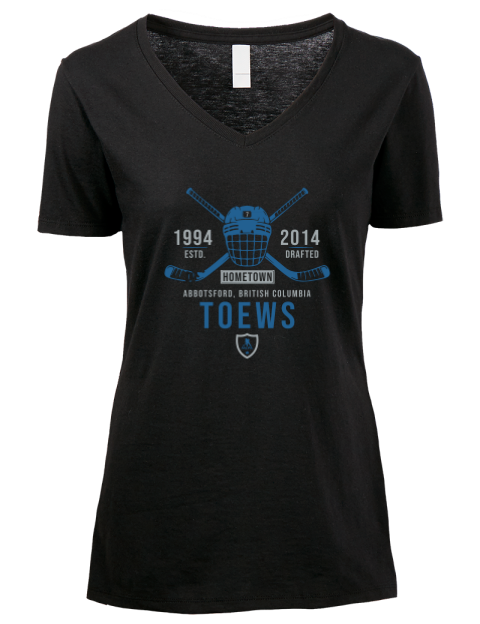 Heritage Devon Toews Premium Ladies V-Neck T-Shirt | Swagsta