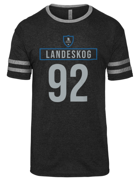 Away Jersey Gabriel Landeskog Men's Tri-Blend T-Shirt | Swagsta
