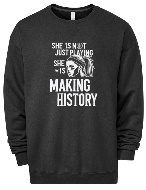 Making History She Got Game Premium Unisex Crewneck Sweatshirt | Swagsta