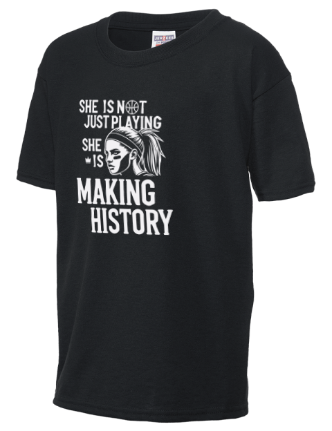 Making History She Got Game Youth T-Shirt | Swagsta