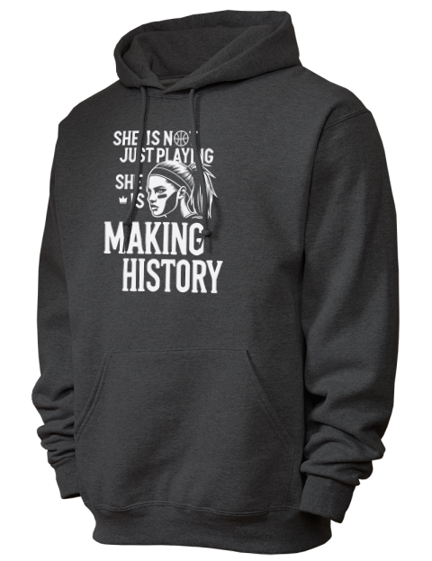Making History She Got Game Unisex Hooded Sweatshirt | Swagsta