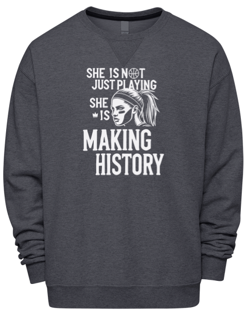 Making History She Got Game Premium Unisex Crewneck Sweatshirt | Swagsta