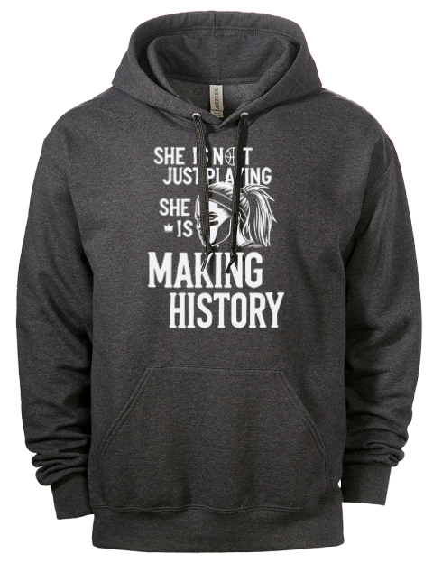 Making History She Got Game Eco Premium Unisex Hooded Sweatshirt | Swagsta