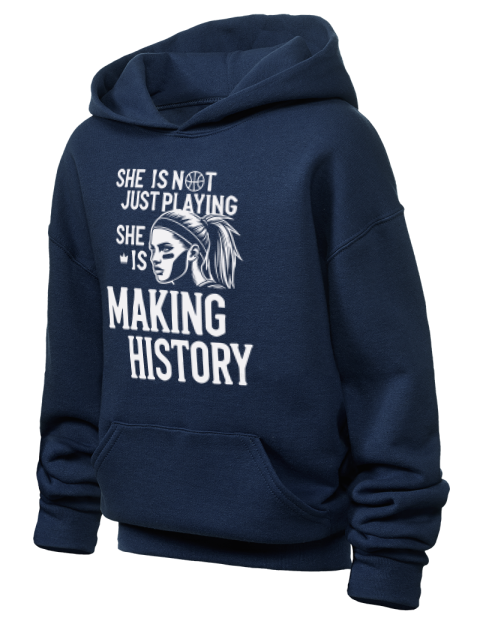 Making History She Got Game Youth Hooded Sweatshirt | Swagsta