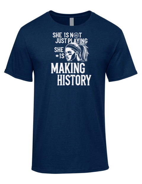 Making History She Got Game Premium Ring-Spun Cotton Unisex T-Shirt | Swagsta