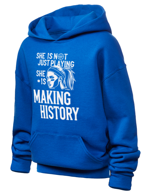 Making History She Got Game Youth Hooded Sweatshirt | Swagsta