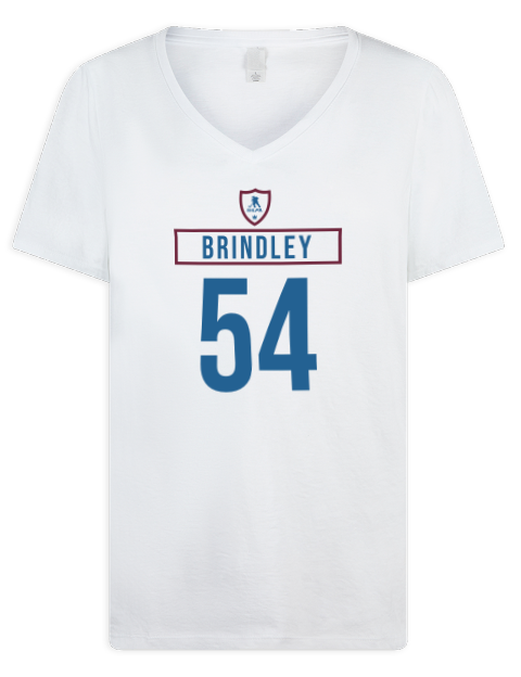 Home Jersey Gavin Brindley Premium Ladies V-Neck T-Shirt | Swagsta