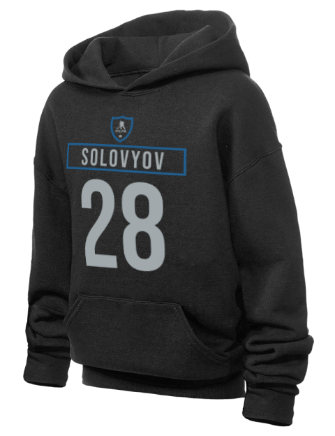 Away Jersey Ilya Solovyov Youth Hooded Sweatshirt | Swagsta