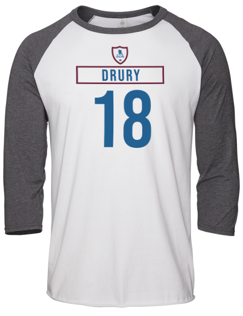 Home Jersey Jack Drury Unisex Premium Three-Quarter Raglan T-Shirt | Swagsta