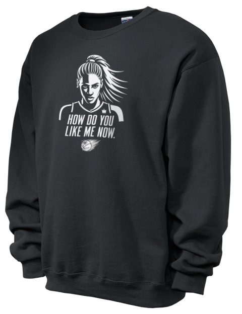 How Do You Like Me Now She Got Game Unisex Crewneck Sweatshirt | Swagsta