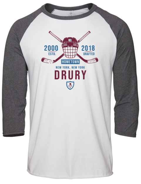 Classic Heritage Jack Drury Unisex Premium Three-Quarter Raglan T-Shirt | Swagsta