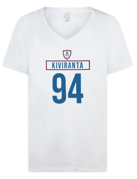 Home Jersey Joel Kiviranta Premium Ladies V-Neck T-Shirt | Swagsta