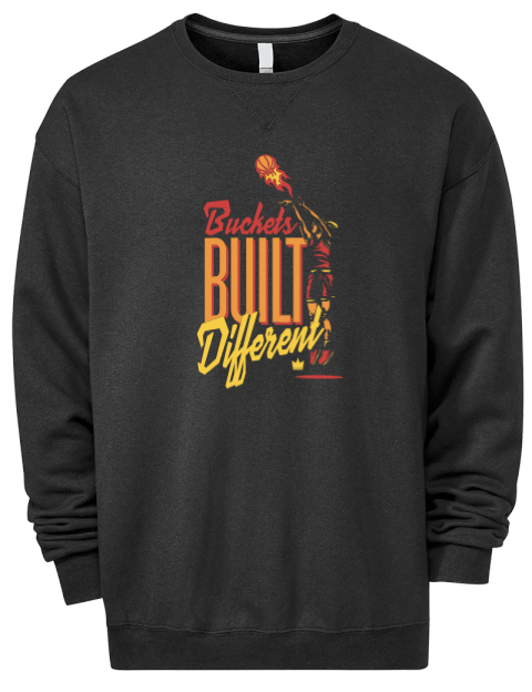 Buckets Built Different She Got Game Premium Unisex Crewneck Sweatshirt | Swagsta
