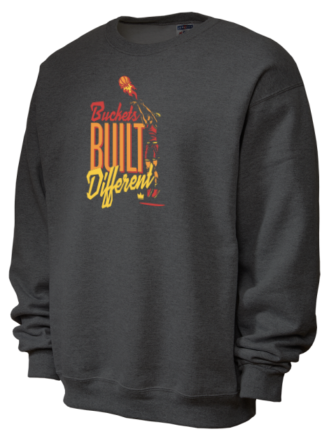 Buckets Built Different She Got Game Unisex Crewneck Sweatshirt | Swagsta