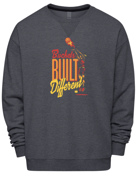 Buckets Built Different She Got Game Premium Unisex Crewneck Sweatshirt | Swagsta