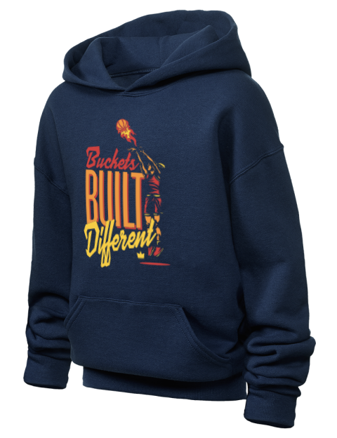 Buckets Built Different She Got Game Youth Hooded Sweatshirt | Swagsta
