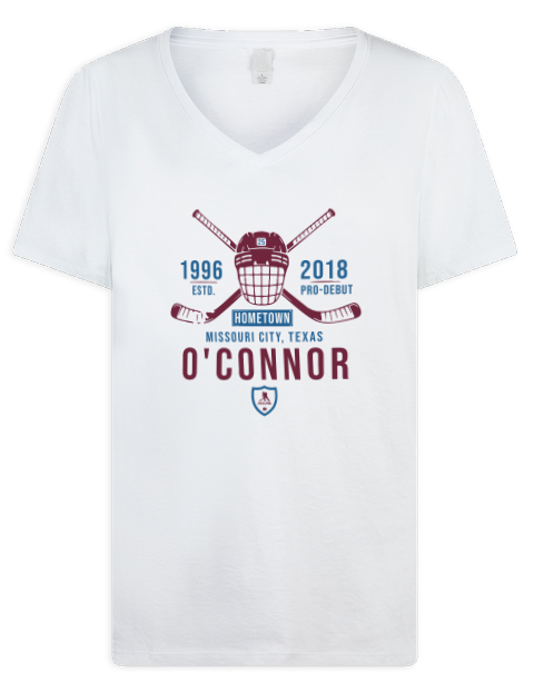 Classic Heritage Logan Oconnor Premium Ladies V-Neck T-Shirt | Swagsta