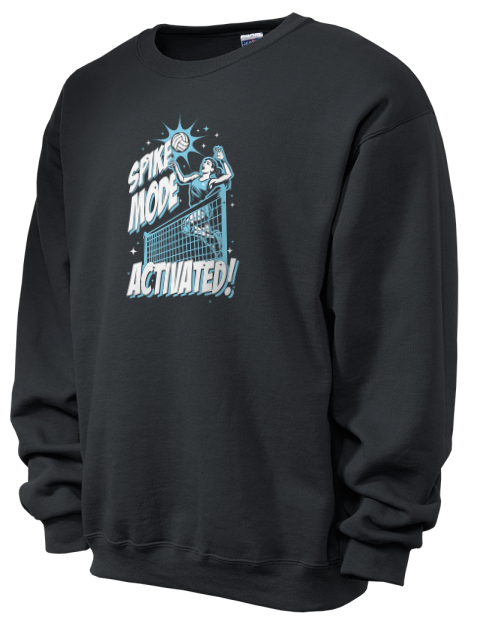 Spike Mode Activated She Got Game Unisex Crewneck Sweatshirt | Swagsta
