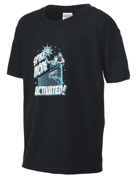 Spike Mode Activated She Got Game Youth T-Shirt | Swagsta