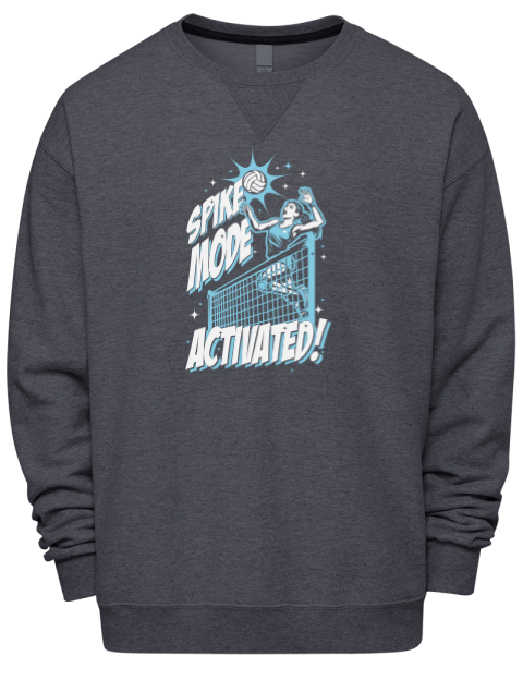 Spike Mode Activated She Got Game Premium Unisex Crewneck Sweatshirt | Swagsta