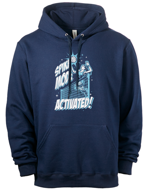 Spike Mode Activated She Got Game Eco Premium Unisex Hooded Sweatshirt | Swagsta