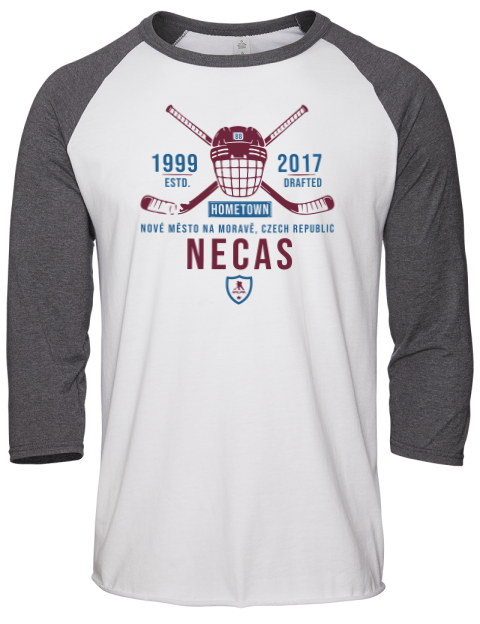 Classic Heritage Martin Necas Unisex Premium Three-Quarter Raglan T-Shirt | Swagsta