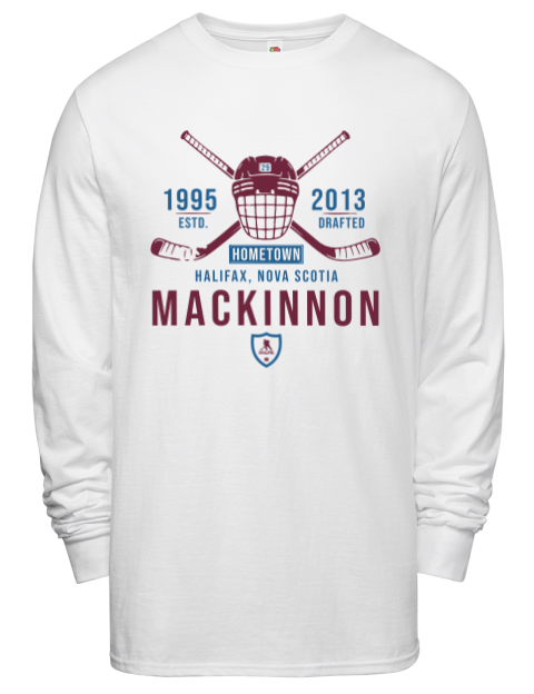 Classic Heritage Nathan Mackinnon Men's Long-Sleeve T-Shirt | Swagsta