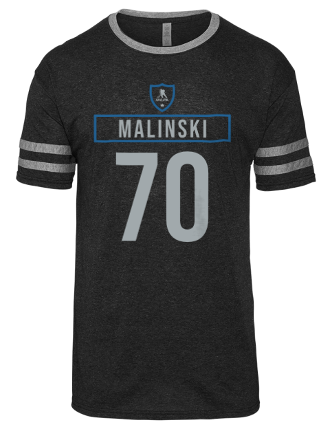 Away Jersey Sam Malinski Men's Tri-Blend T-Shirt | Swagsta