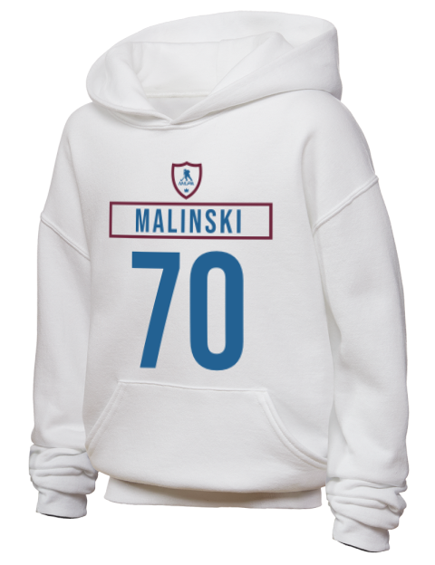 Home Jersey Sam Malinski Youth Hooded Sweatshirt | Swagsta
