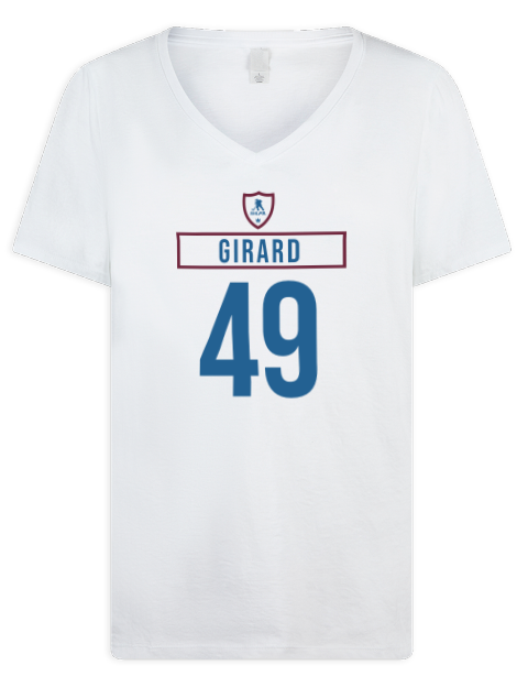 Home Jersey Samuel Girard Premium Ladies V-Neck T-Shirt | Swagsta
