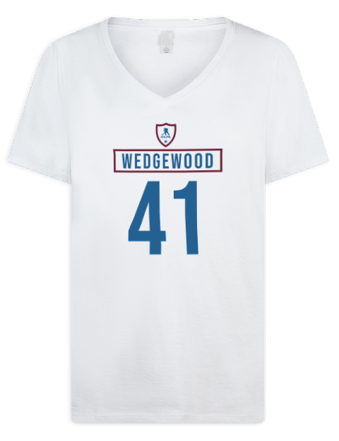 Home Jersey Scott Wedgewood Premium Ladies V-Neck T-Shirt | Swagsta