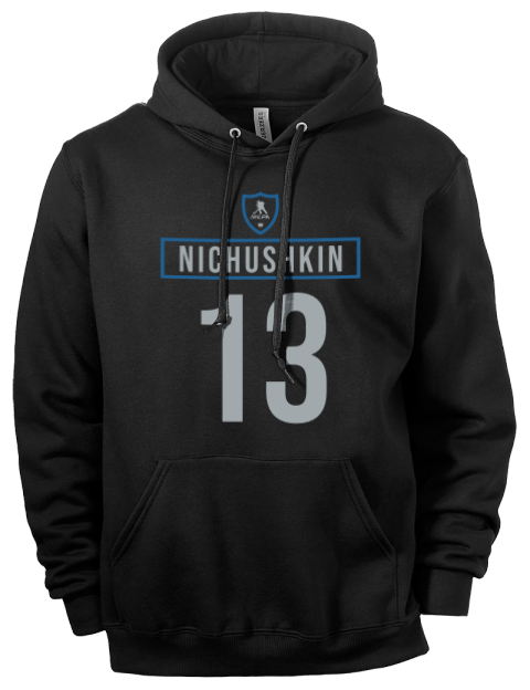 Away Jersey Valeri Nichushkin Eco Premium Unisex Hooded Sweatshirt | Swagsta