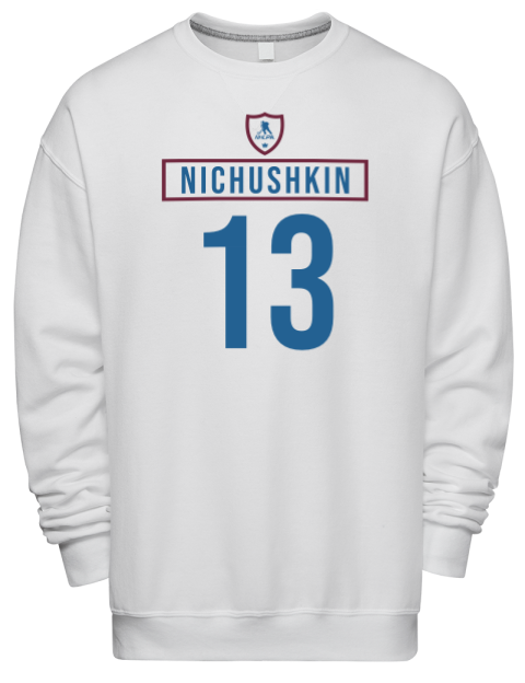Home Jersey Valeri Nichushkin Premium Unisex Crewneck Sweatshirt | Swagsta