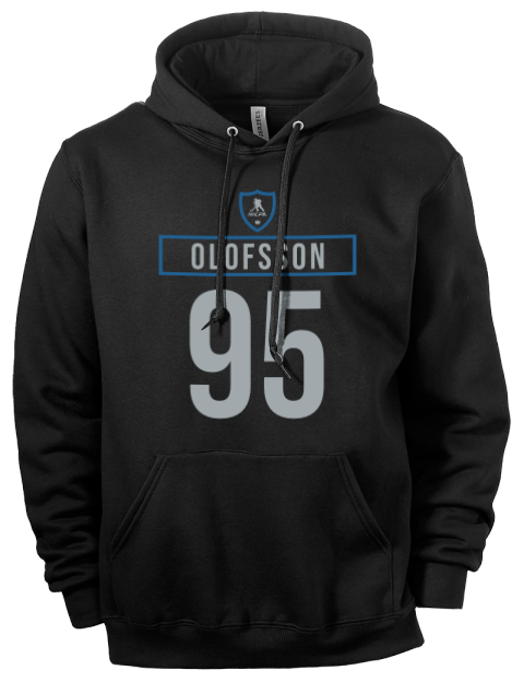 Away Jersey Victor Olofsson Eco Premium Unisex Hooded Sweatshirt | Swagsta