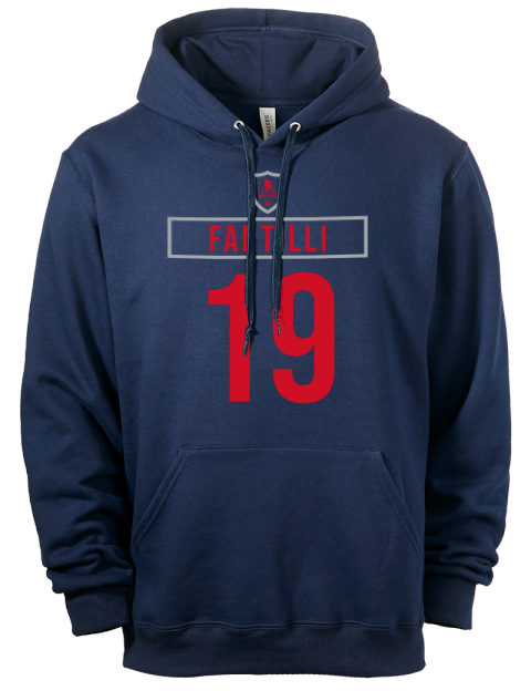 Away Jersey Adam Fantilli Eco Premium Unisex Hooded Sweatshirt | Swagsta