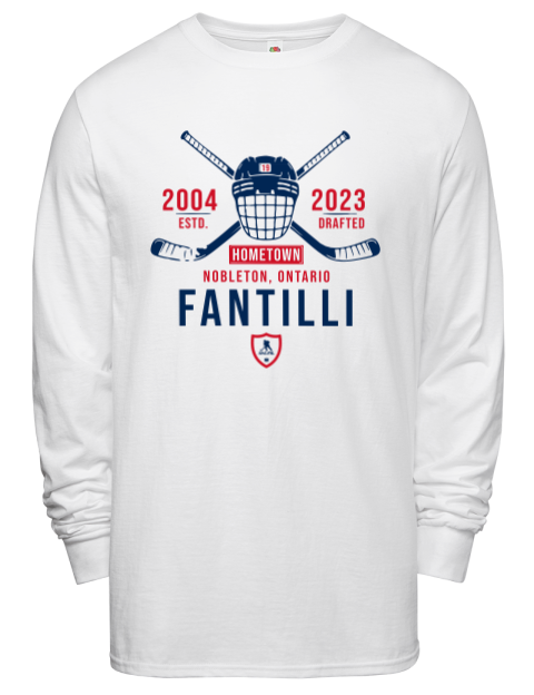 Classic Heritage Adam Fantilli Men's Long-Sleeve T-Shirt | Swagsta